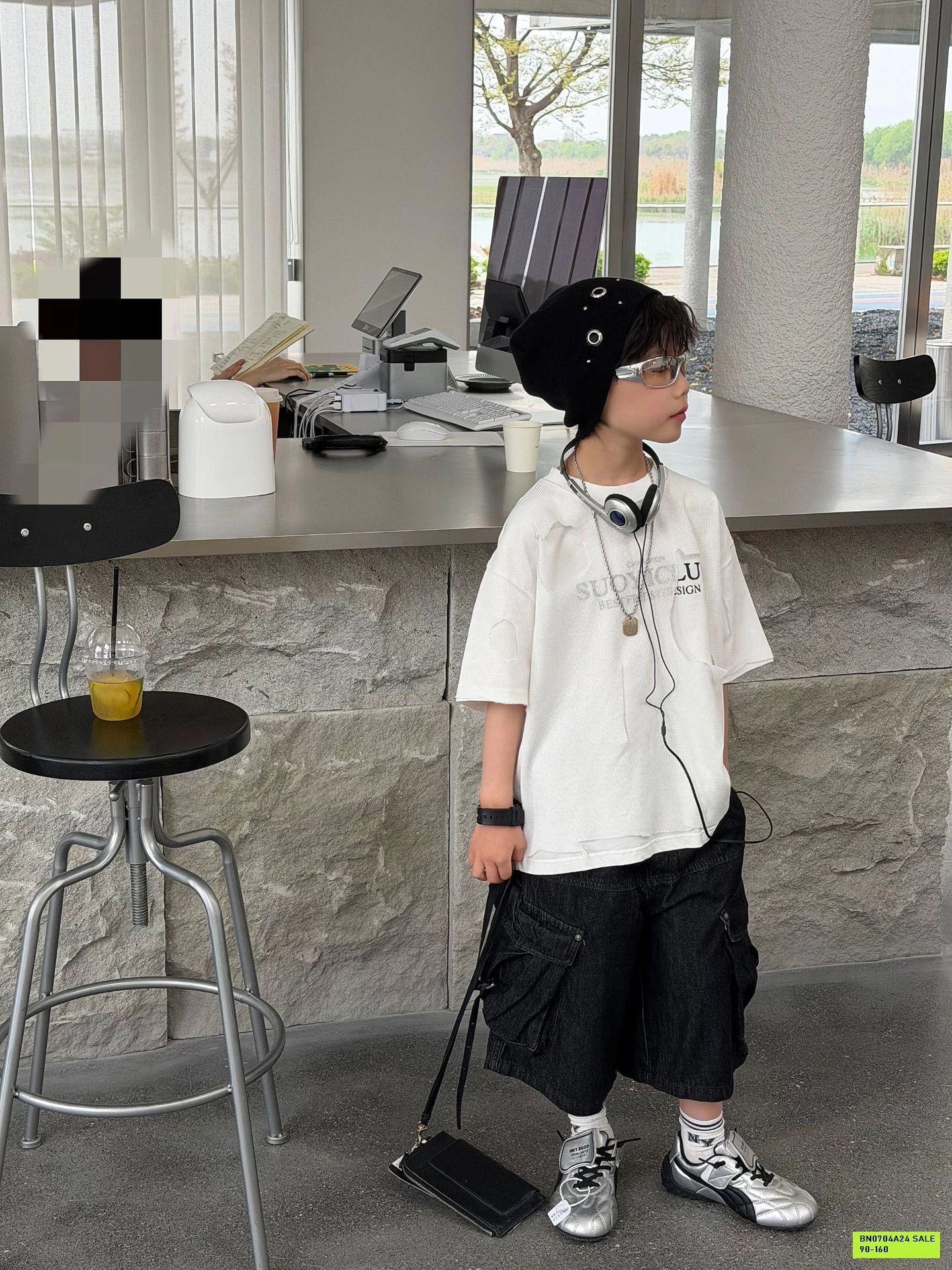 THUN TRẮNG PHỐI LƯỚI RÁCH FANSHU