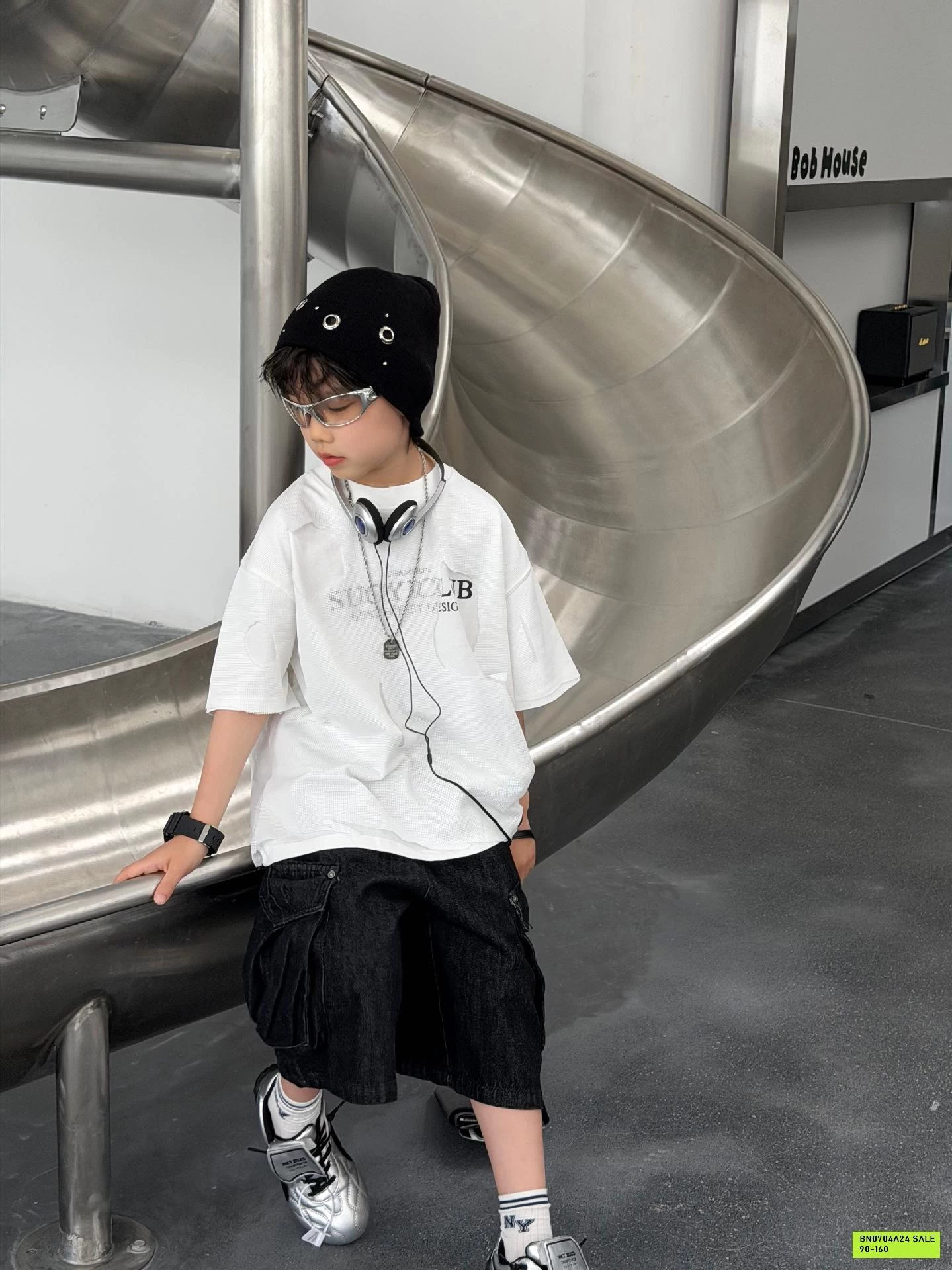 THUN TRẮNG PHỐI LƯỚI RÁCH FANSHU