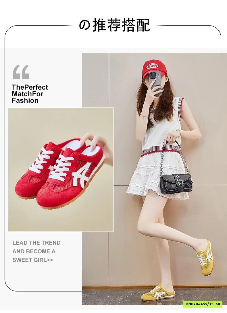 GIÀY SỤC PHỐI LƯỚI CHO NỮ