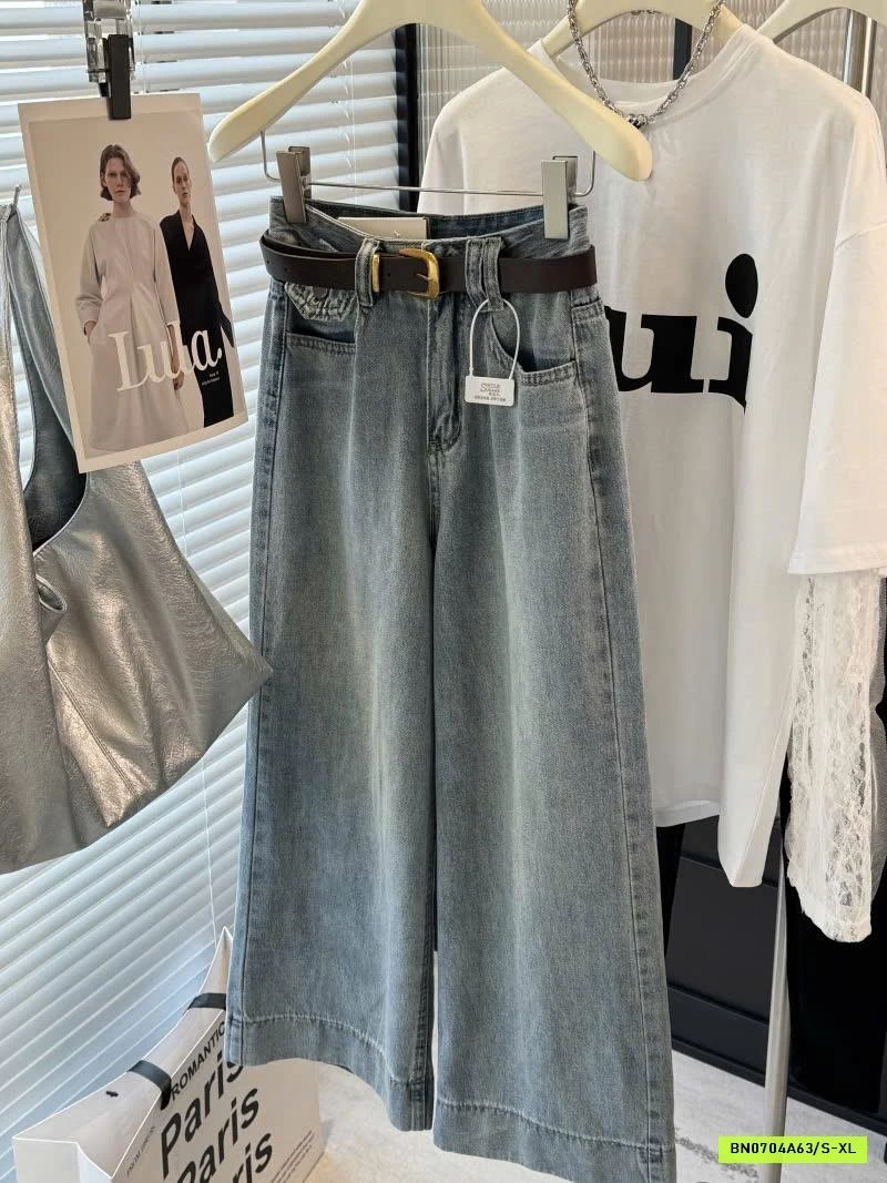 QUẦN JEANS ỐNG RỘNG ANNA