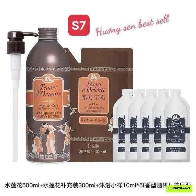 GOM ORDER SỮA TẮM TESORI D ORIENTE