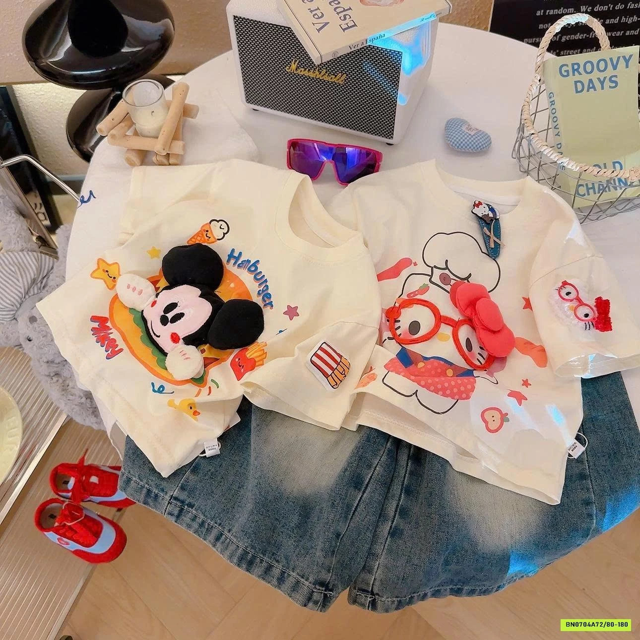 GOM SALE ÁO PHÔNG HỌA TIẾT 3D CHO BÉ