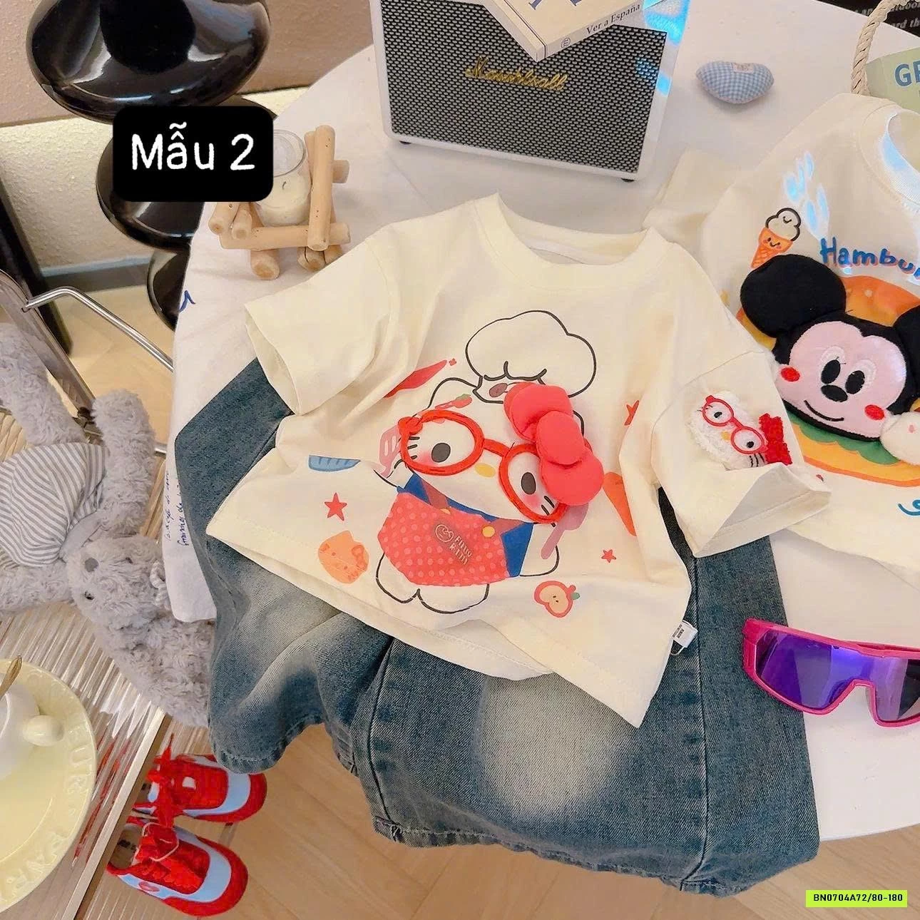 GOM SALE ÁO PHÔNG HỌA TIẾT 3D CHO BÉ