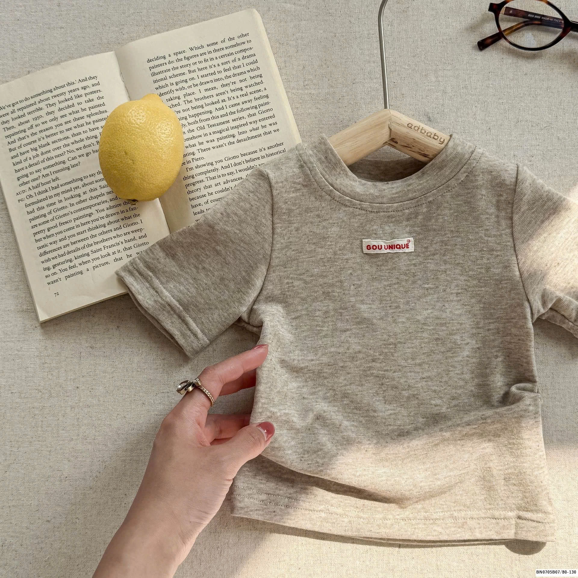 ÁO THUN CỔ TRÒN BÉ GÁI ADBABY