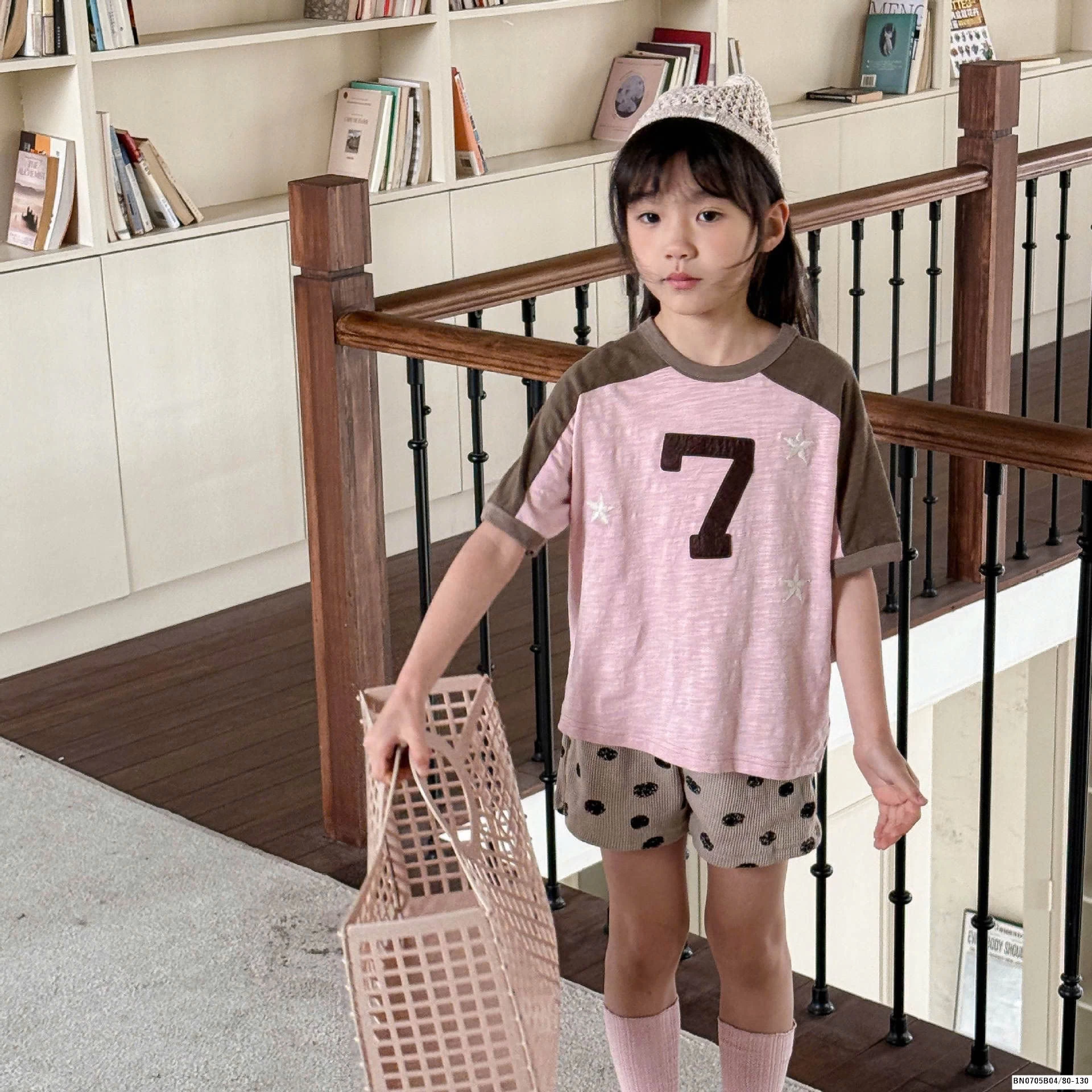 ÁO THUN COTTON NHĂN SỐ 7 ADBABY