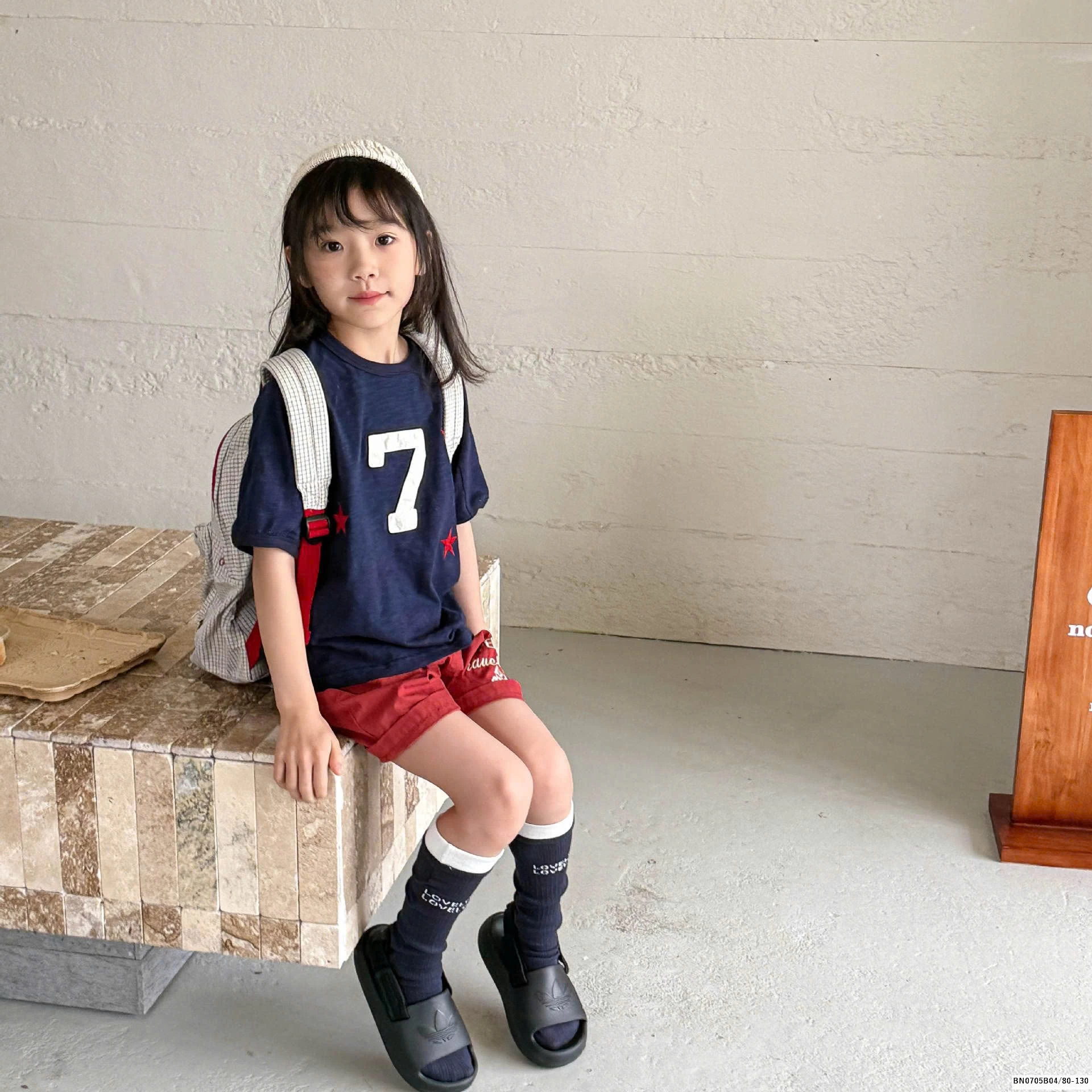 ÁO THUN COTTON NHĂN SỐ 7 ADBABY