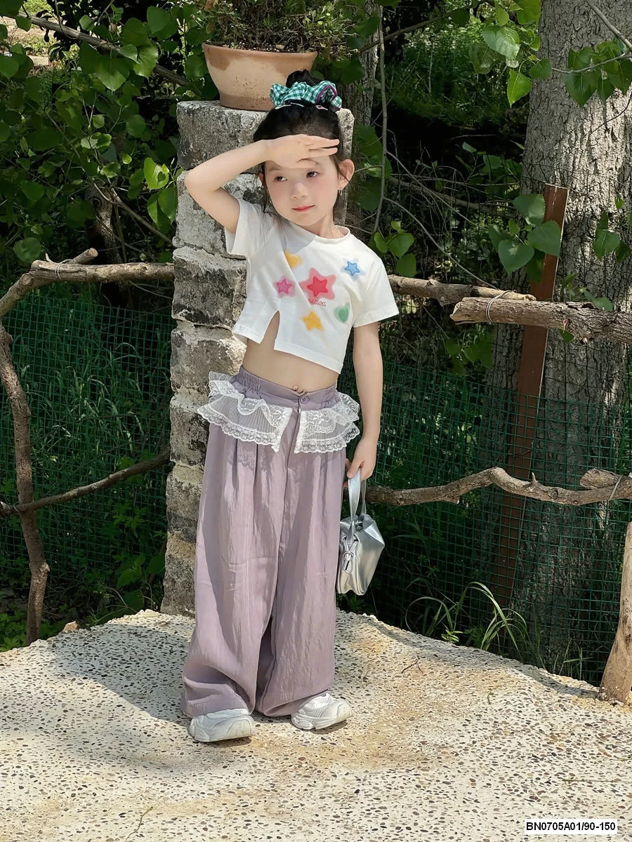 QUẦN GIÓ SUÔNG PHỐI CẠP REN