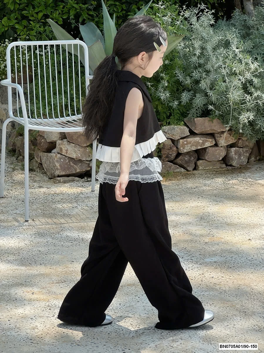 QUẦN GIÓ SUÔNG PHỐI CẠP REN