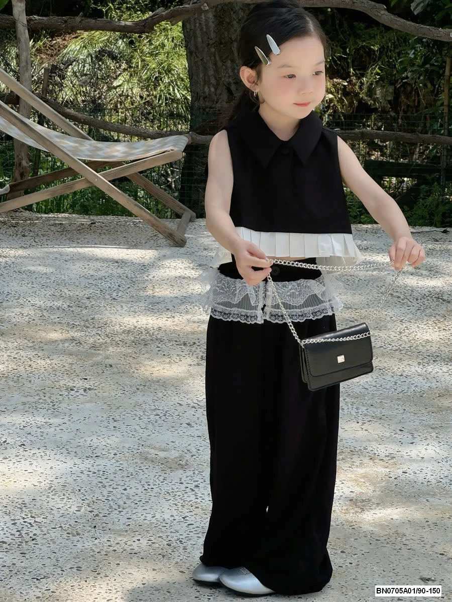 QUẦN GIÓ SUÔNG PHỐI CẠP REN