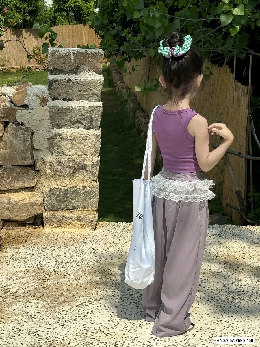 QUẦN GIÓ SUÔNG PHỐI CẠP REN