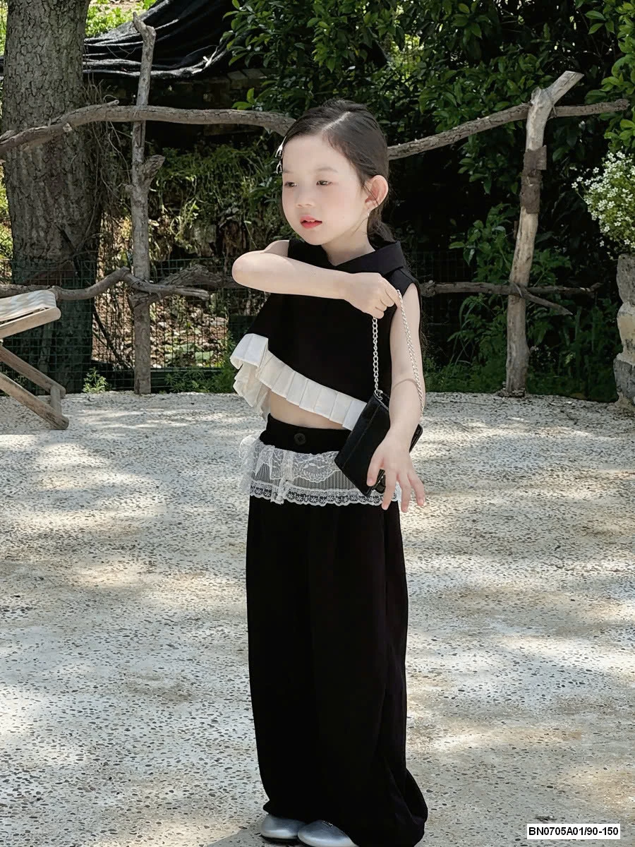 QUẦN GIÓ SUÔNG PHỐI CẠP REN