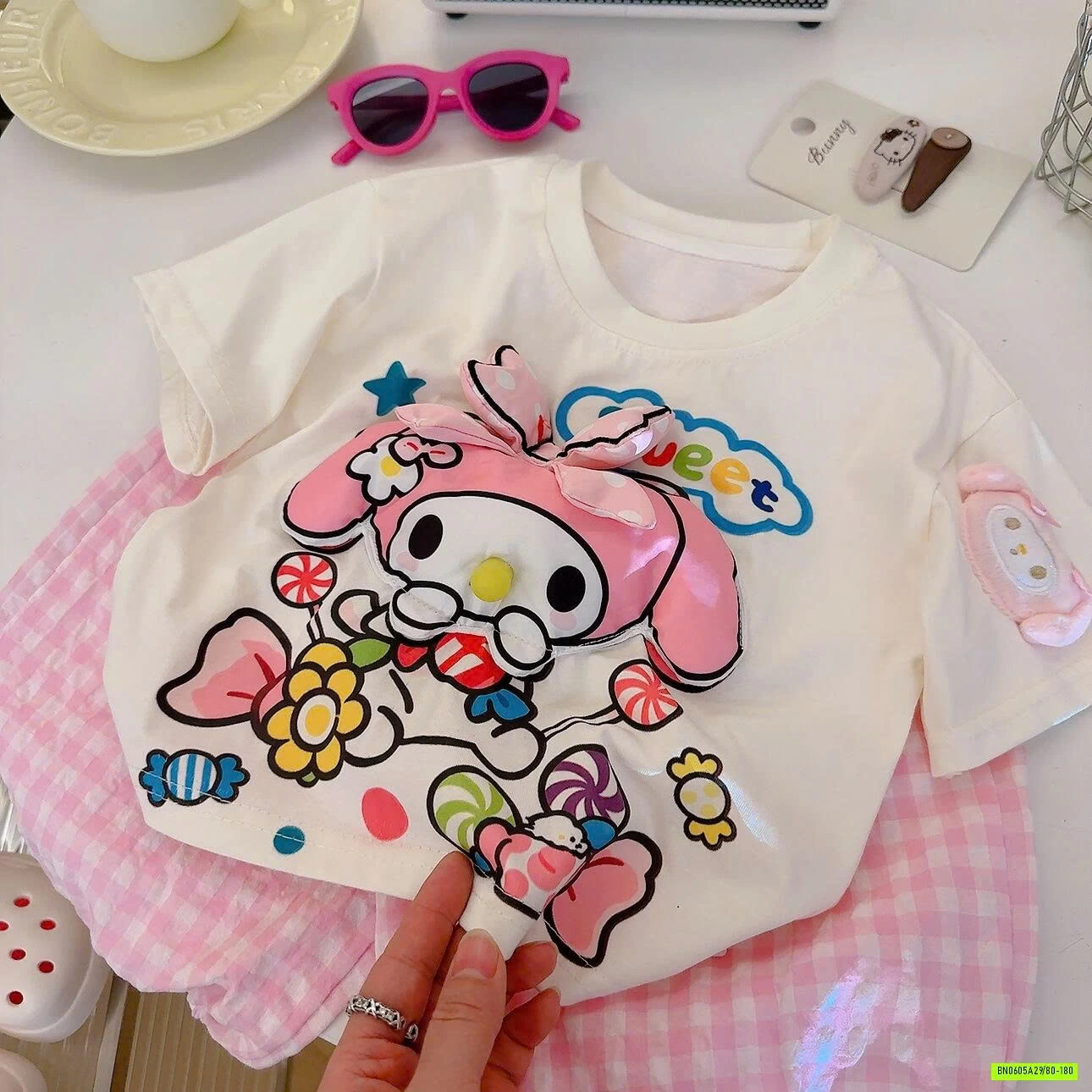 ÁO GẮN THÚ CƯNG TONE HỒNG