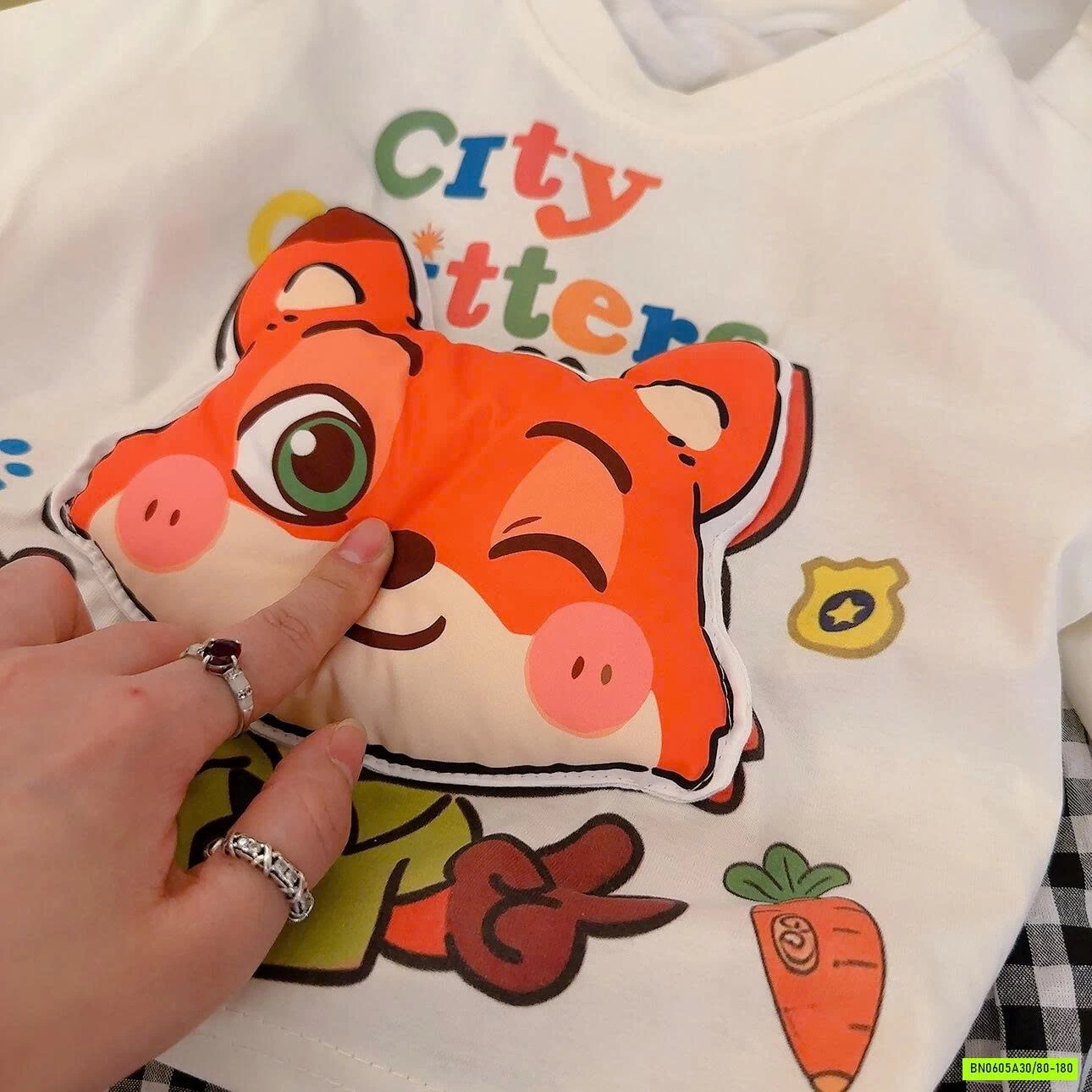 ÁO THUN GẮN THÚ CƯNG ZOOTOPIA