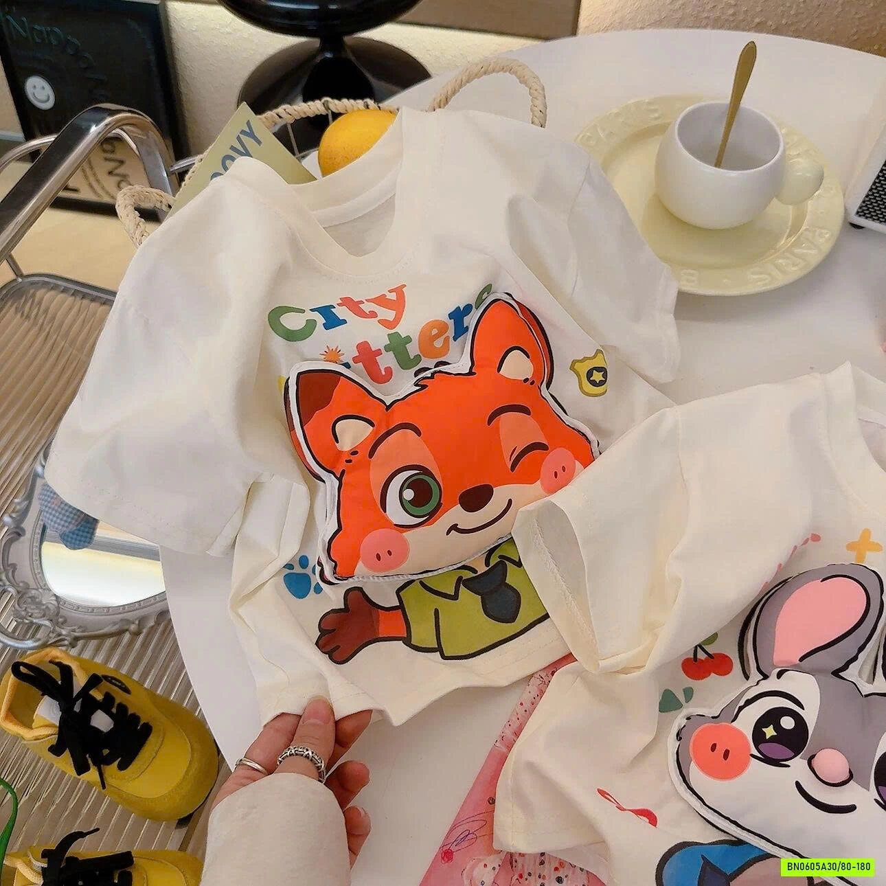 ÁO THUN GẮN THÚ CƯNG ZOOTOPIA