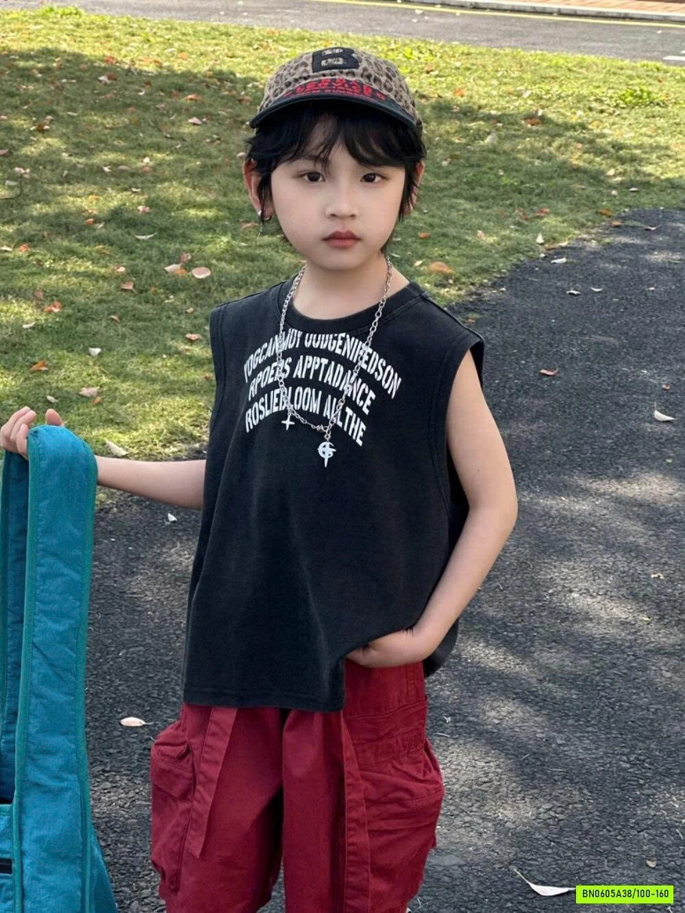 TANKTOP IN CHỮ BÉ TRAI