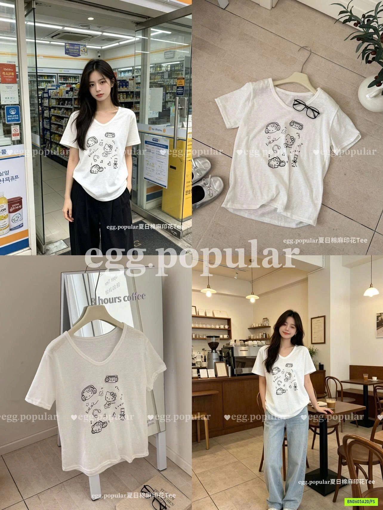 ÁO THUN GIẤY IN HÌNH DỄ THƯƠNG EGG