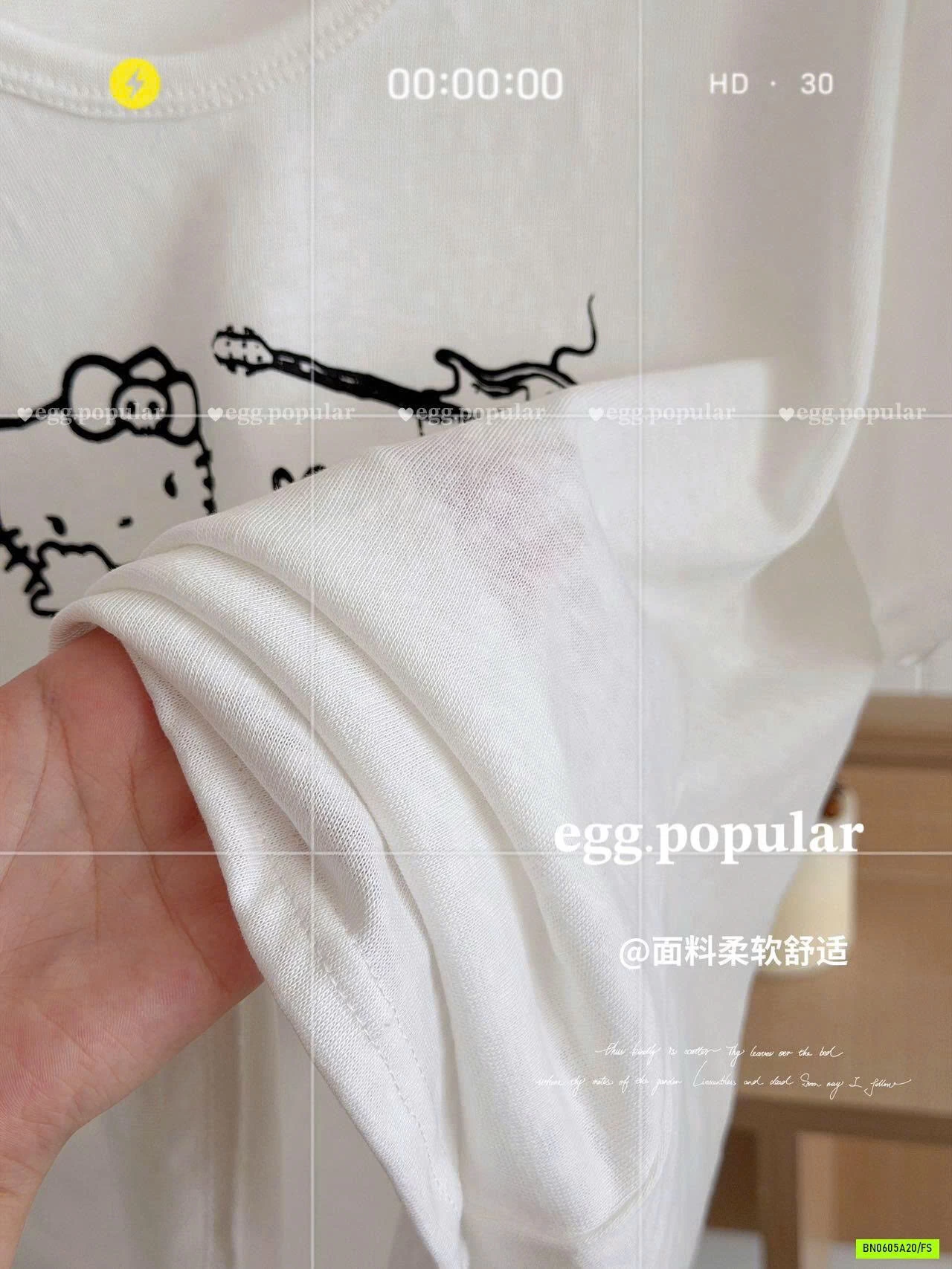 ÁO THUN GIẤY IN HÌNH DỄ THƯƠNG EGG