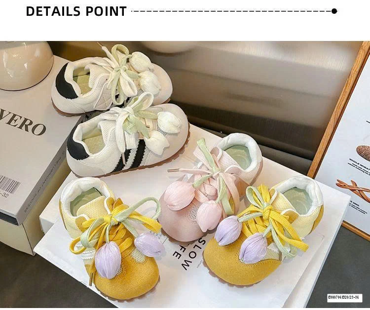 GIÀY THỂ THAO LƯỚI DÂY HOA TULIP