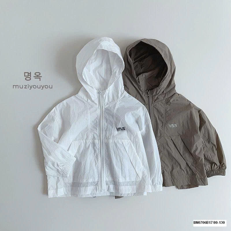 ÁO KHOÁC GIÓ CHỐNG NẮNG BÉ TRAI