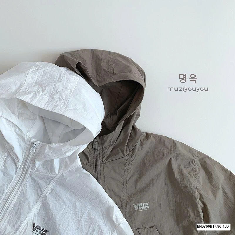 ÁO KHOÁC GIÓ CHỐNG NẮNG BÉ TRAI