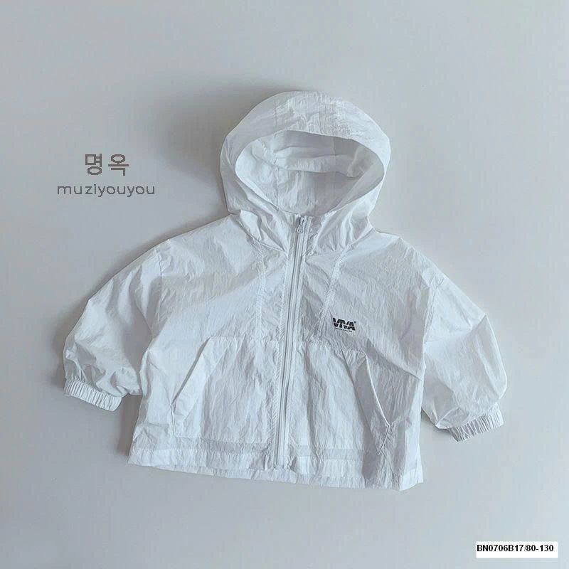 ÁO KHOÁC GIÓ CHỐNG NẮNG BÉ TRAI