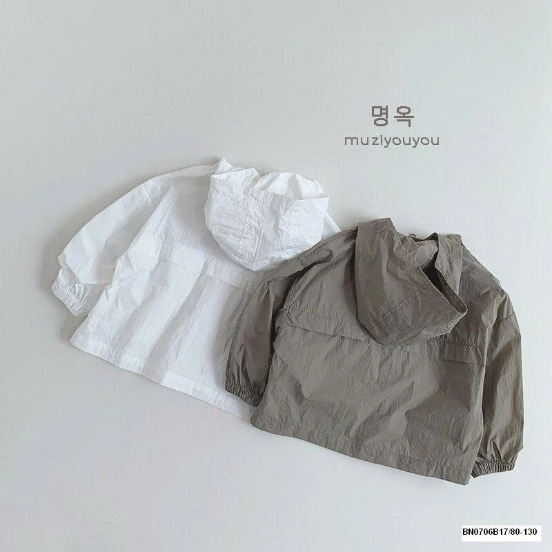 ÁO KHOÁC GIÓ CHỐNG NẮNG BÉ TRAI