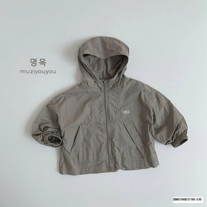 ÁO KHOÁC GIÓ CHỐNG NẮNG BÉ TRAI