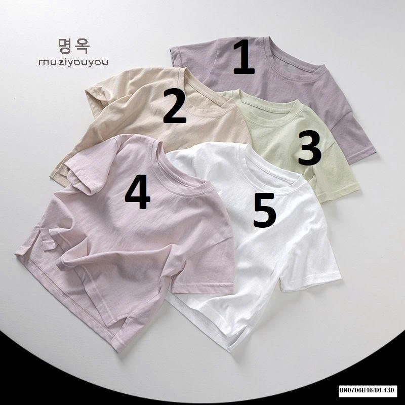 ÁO THUN TRƠN MÀU STYLE HÀN