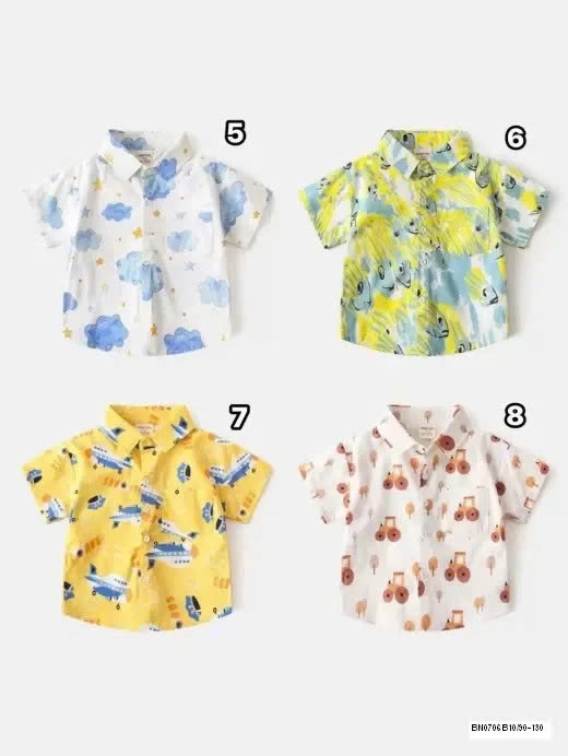 ÁO SƠ MI HỌA TIẾT WAPYPY