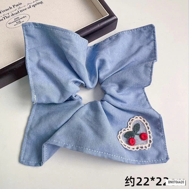 SÉT 4 DÂY BUỘC TÓC GIẢ KHĂN VINTAGE