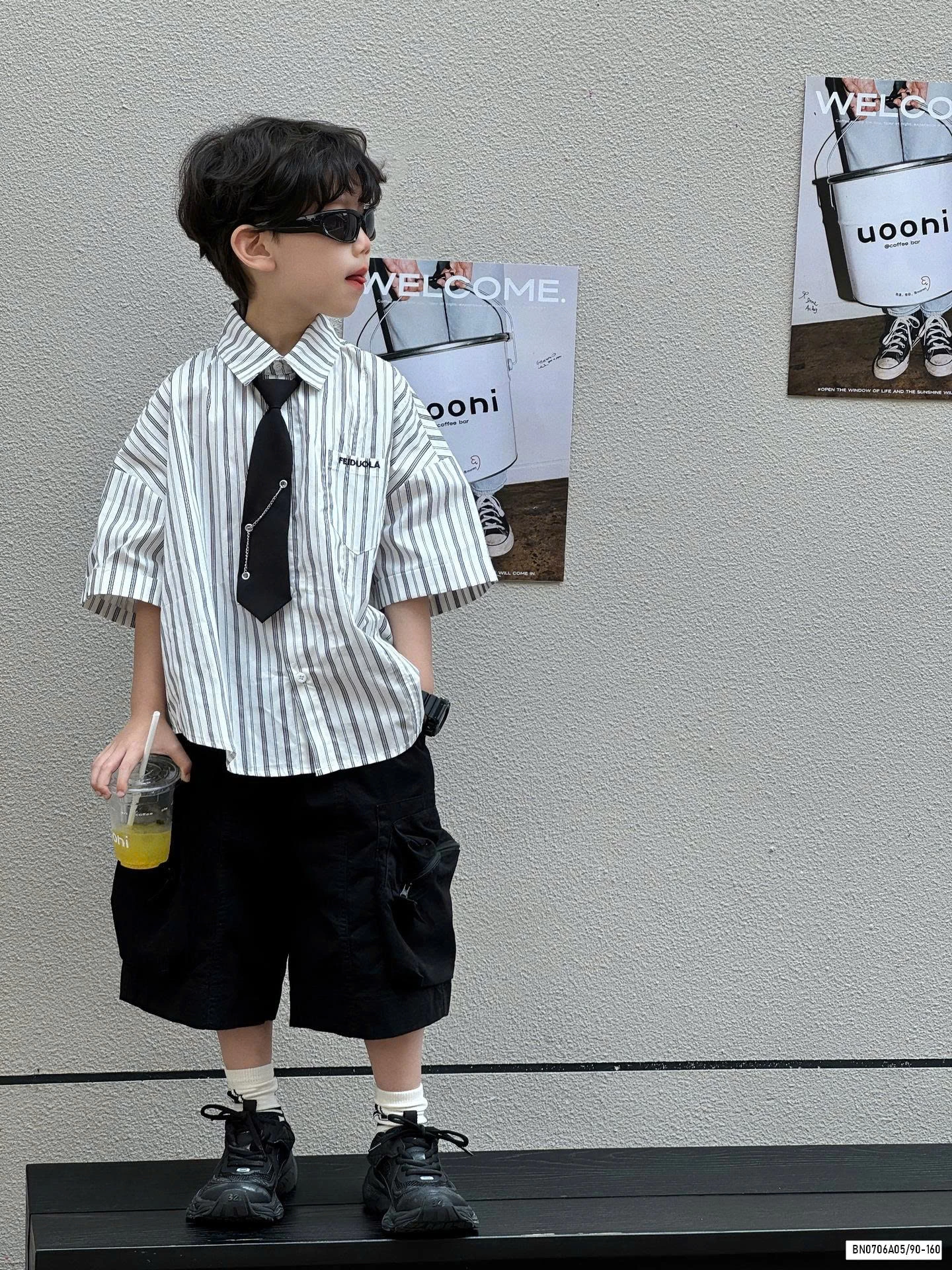 SƠ MI SỌC KÈM CÀ VẠT