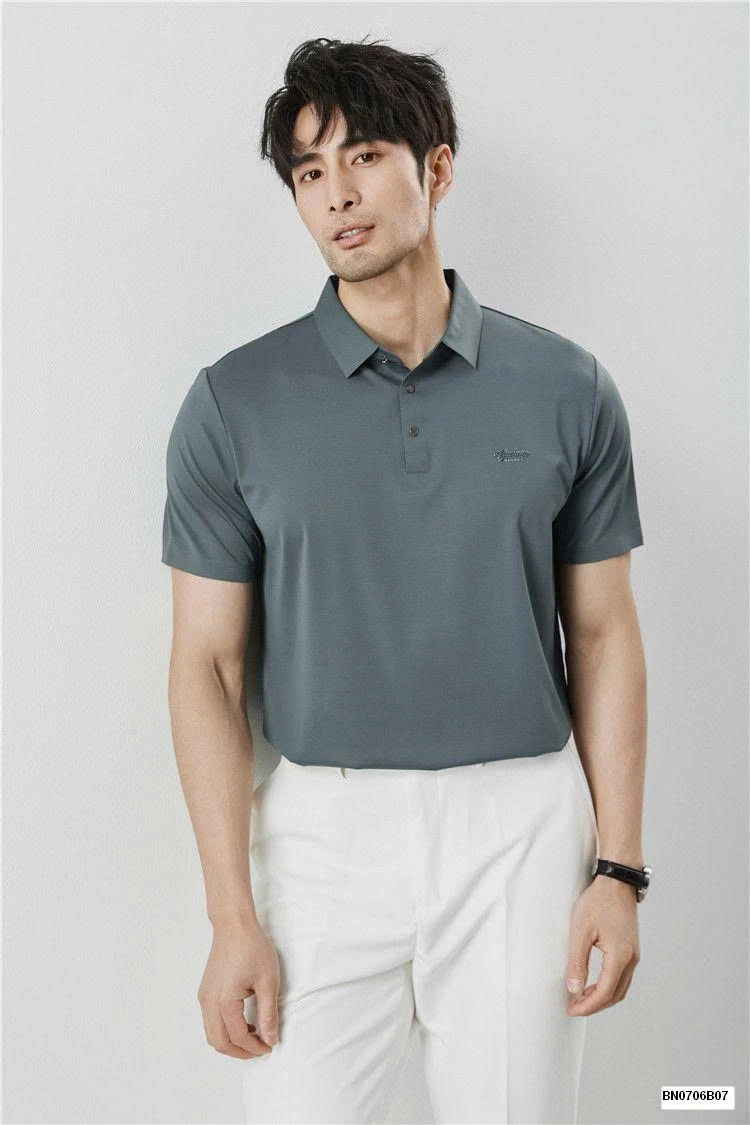 POLO NAM LOGO IN CHỮ CAO CÁP