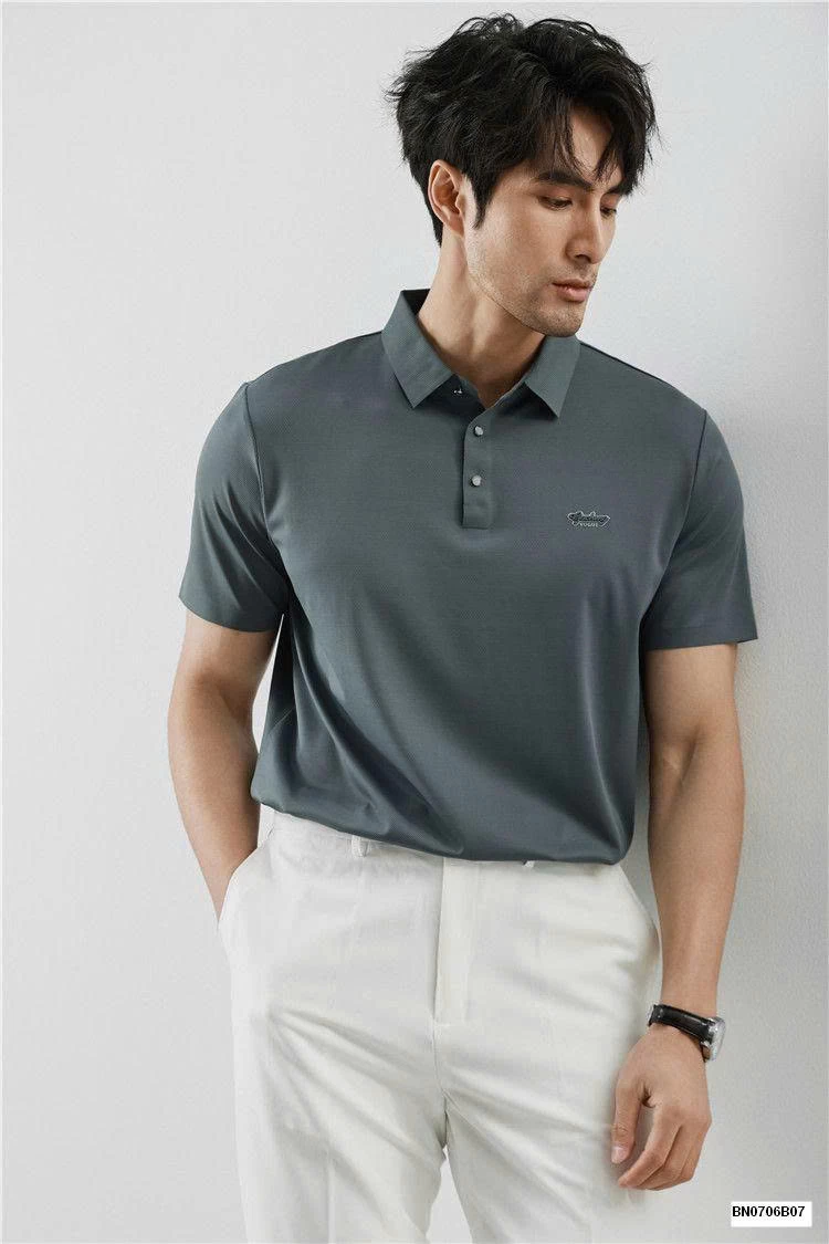 POLO NAM LOGO IN CHỮ CAO CÁP