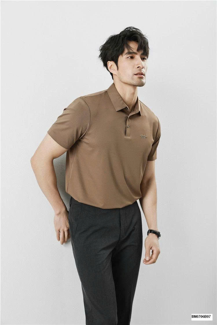 POLO NAM LOGO IN CHỮ CAO CÁP