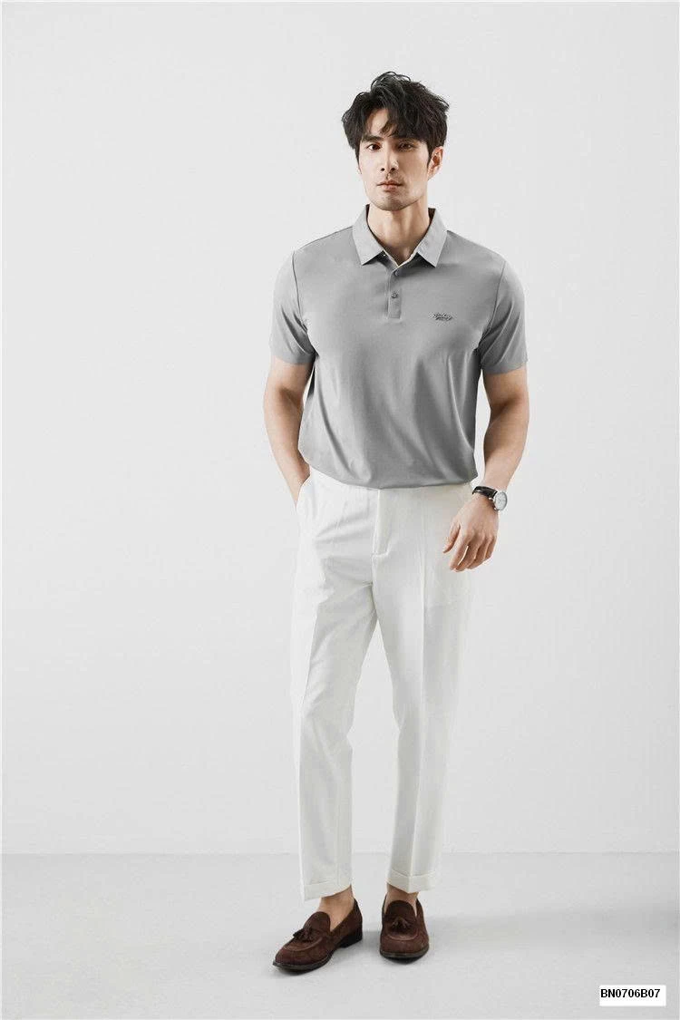 POLO NAM LOGO IN CHỮ CAO CÁP