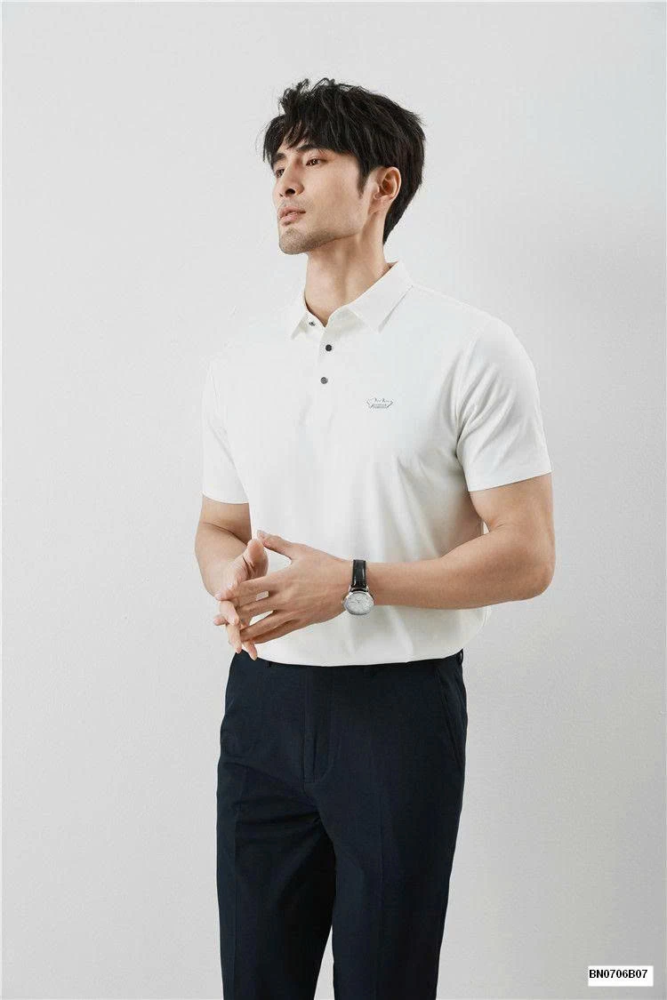 POLO NAM LOGO IN CHỮ CAO CÁP