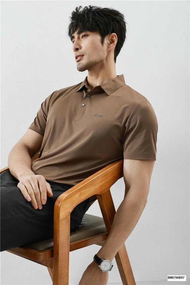 POLO NAM LOGO IN CHỮ CAO CÁP