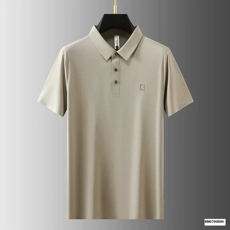 POLO NAM VẢI Ô VUÔNG LOGO FIVE