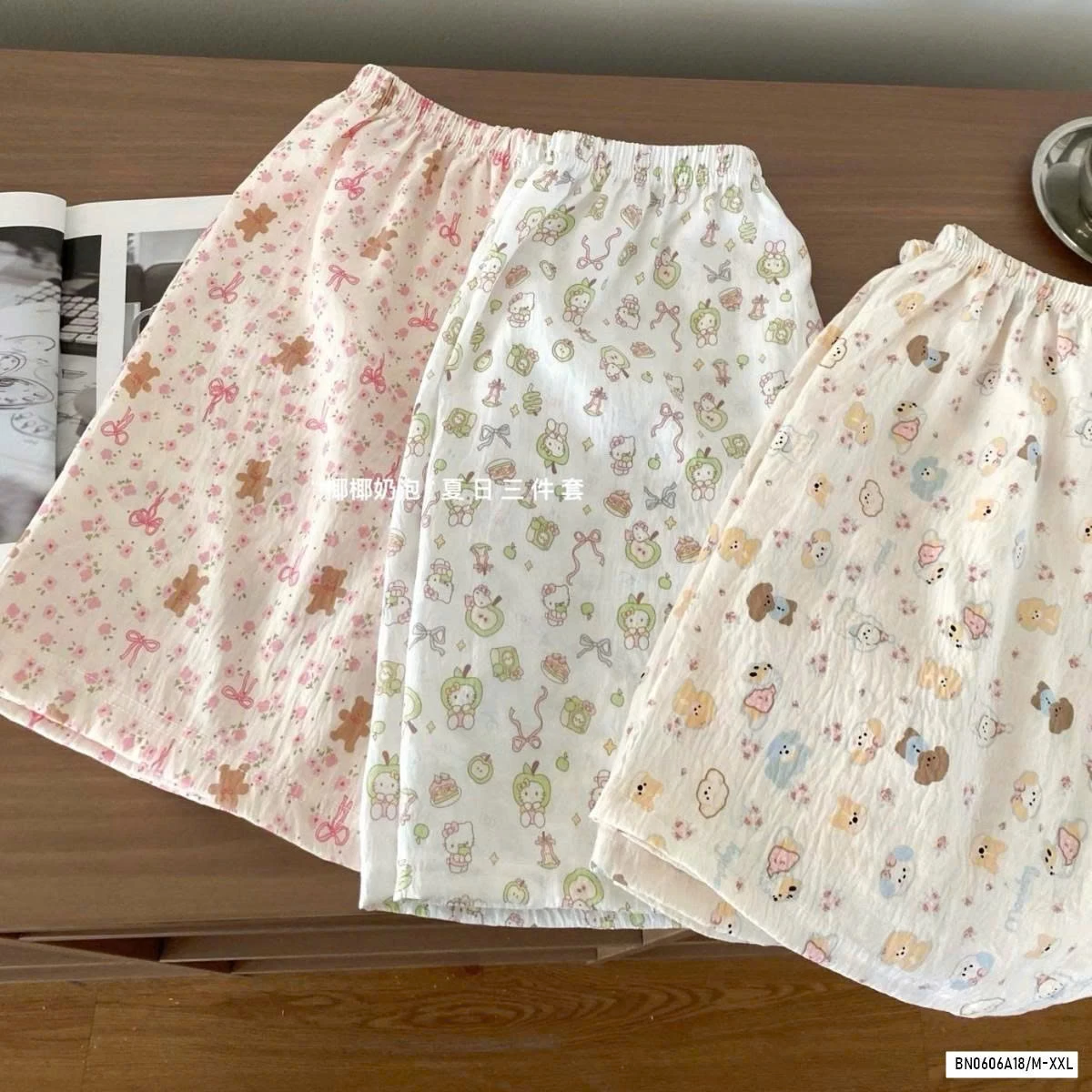 SÉT BỘ MẶC NHÀ 3 CHI TIẾT