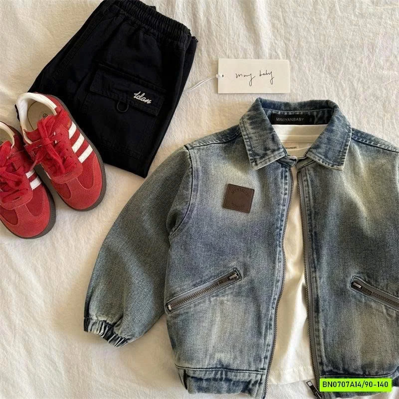 KHOÁC JEANS BO GẤU MMY