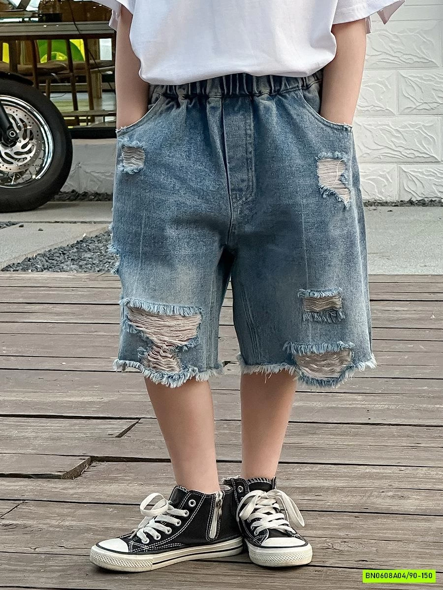 SHORT JEANS RÁCH