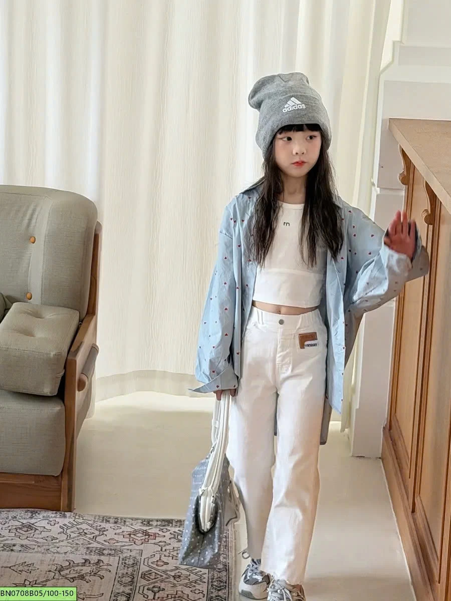 QUẦN JEAN DÁNG SKINNY TUA GẤU