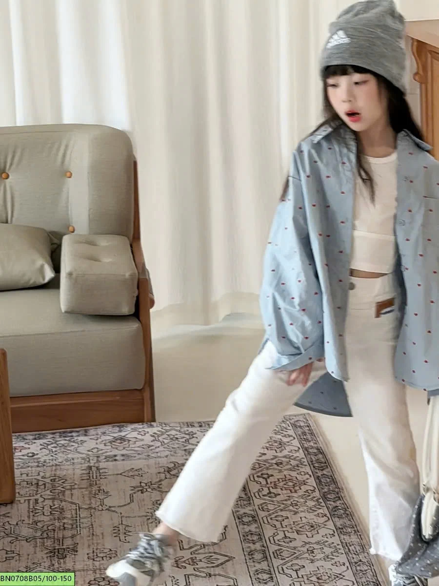QUẦN JEAN DÁNG SKINNY TUA GẤU
