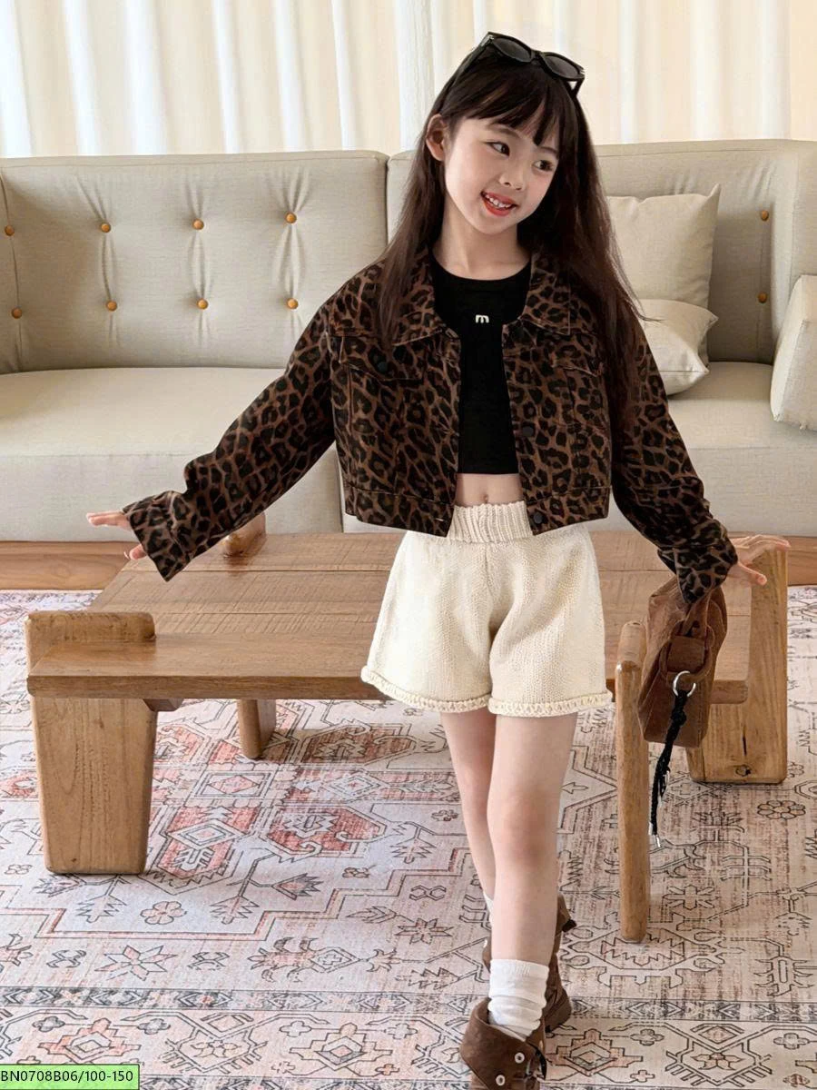 ÁO KHOÁC DA BE THỜI TRANG