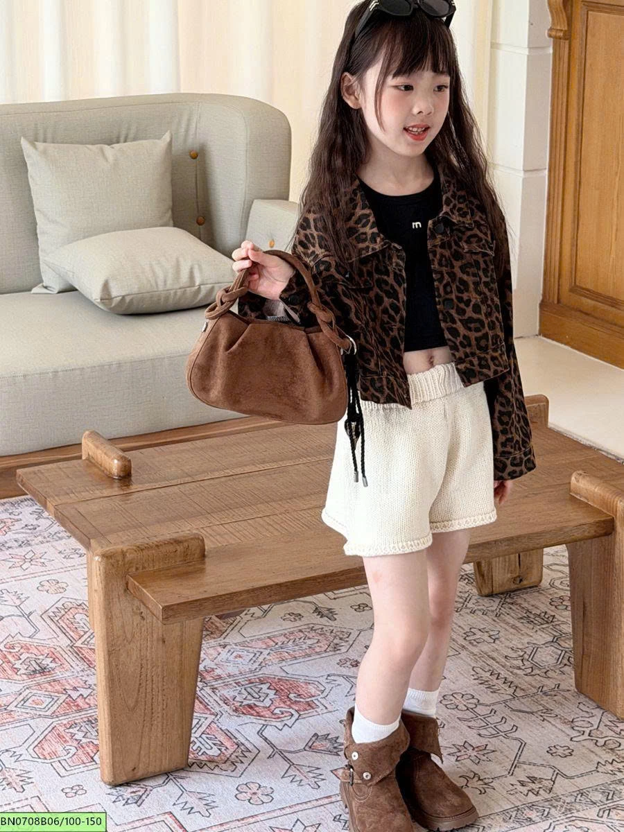 ÁO KHOÁC DA BE THỜI TRANG