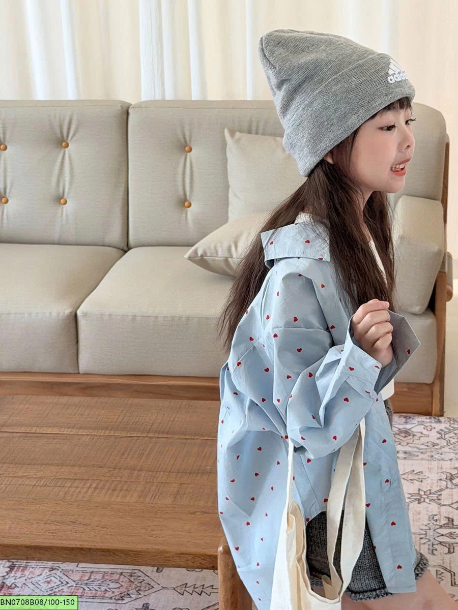 SƠ MI ĐUỔI TÔM TRÁI TIM NHỎ