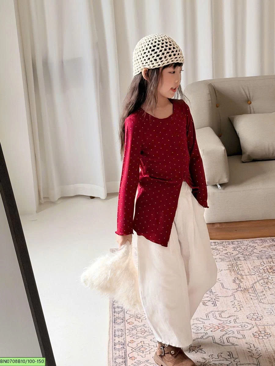 QUẦN BAGGY TRẮNG GÂN TRƯỚC