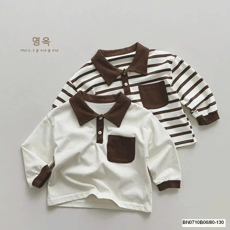 ÁO POLO DÀI TAU TÚI NGỰC  MUZIYOUYOU