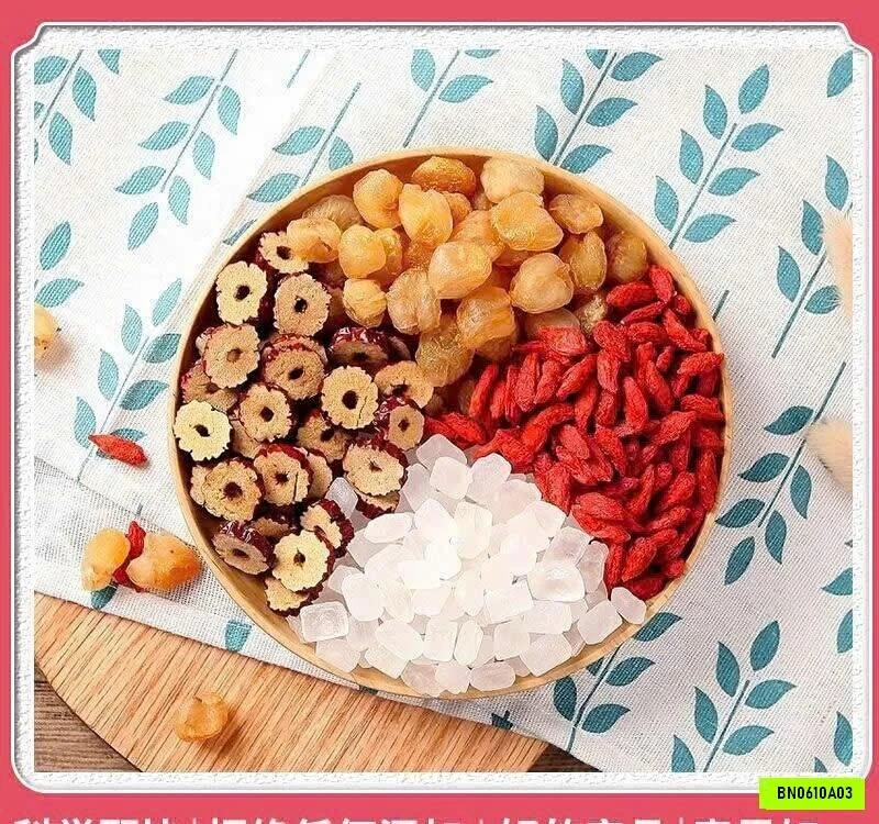 COMBO 52G TRÀ TÁO ĐỎ LONG NHÃN KỶ TỬ