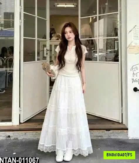 CHÂN VÁY VOAN PHỐI REN ANNA